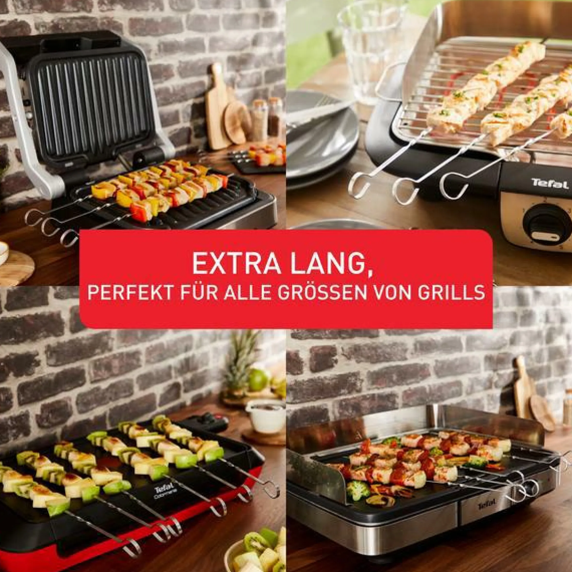 XL-Grillspieße K185S7|Tefal Hot